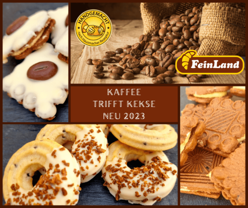 Kaffeegebäck verschiedene Sorten